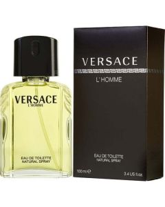 Versace L'homme Eau de Toilette Spray 3.4 fl oz - Classic Scent for Men