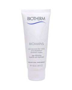 Biotherm Biomains Hand & Nail Cream - 100ml / 3.3oz - Silky Smooth Protection for Hands