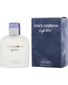 D & G Light Blue Eau de Toilette Spray 4.2 oz - Fresh Scent for Men