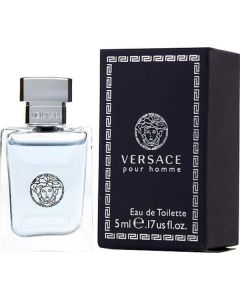 Versace Pour Homme Mini - Fresh Citrus & Woody Scent - 0.17 oz - Travel Size for Men