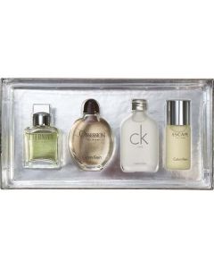 Calvin Klein Variety: Men's 4-Piece Mini Perfume Set - Iconic Scents