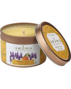 Relaxing Aromatherapy 229347 Lavender Tangerine Mini Candle - Soothe Your Senses