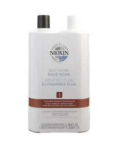Nioxin System 4: Gentle Cleanse & Nourish Duo for Colored Hair - Thinning Support