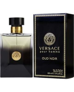 Versace Oud Noir: Bold Black Eau de Parfum for Men - 3.4 oz