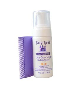 Fairy Tales Lice Good-bye Mousse 4oz - Gentle Protection for Everyone