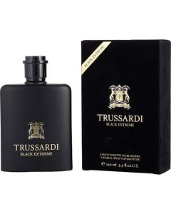 Trussardi Black Extreme Eau de Toilette Spray - Bold Scent for Men - 3.4 fl oz