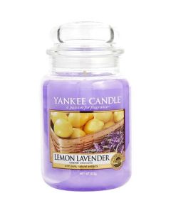 Yankee Candle Lemon Lavender 22 oz Jar - Calm & Comfort for Everyone