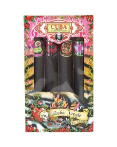 Cuba Variety: Exotic Perfume Set for Women - 4 x 1.17 oz Eau de Parfum