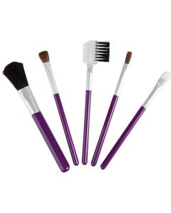 Exceptional-because You Are - 5 Piece Travel Makeup Brush Set - Soft & Fluffy Brushes for Women