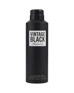 Vintage Black All Over Body Spray - 6 Oz - Bold Scent for Men