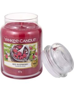 Yankee Candle Red Raspberry Large Jar 22 Oz - Sweet Berry Bliss