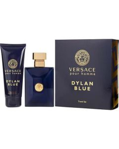 Versace Dylan Blue - The Ultimate Men's Scent Set - 3.4 oz EDT Spray & Shower Gel