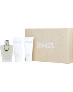 Usher Women's Fragrance Trio: Eau de Parfum, Body Lotion, & Body Wash - Sensual & Uplifting