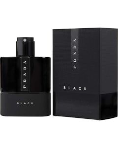 Prada Luna Rossa Black Eau de Parfum for Men - 3.4 oz Refillable Spray