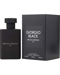 Giorgio Black Eau De Parfum Spray - Bold Confidence in a Bottle - 3.4 fl oz