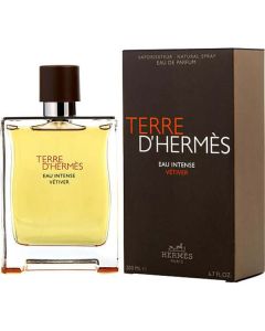 Terre D'hermes Eau Intense Vetiver Perfume Spray for Men - 6.7 oz