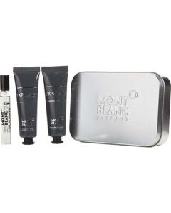 Mont Blanc Explorer: Travel Set for Men - Scent, Soothe & Clean