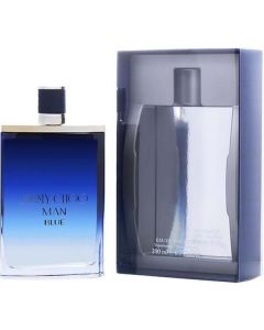 Jimmy Choo Blue Eau de Toilette Spray - Refreshing Scent for Men - 6.7 oz
