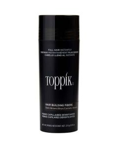Toppik Hair Fibers: Dark Brown - The Secret to Thicker Hair - Economy Size 0.97 oz
