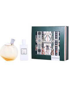 Eau Des Merveilles: Citrus & Amber Delight Set (3.3 oz EDT Spray & 2.7 oz Body Lotion) - For Her