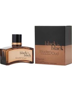Black Is Black Modern Oud Eau De Toilette Spray 3.4 fl oz - For Men