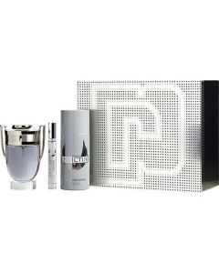 Invictus: Victory Set - Eau de Toilette Spray (3.4 oz), Deodorant Spray (5.1 oz), & Travel Spray (0.34 oz) for Men