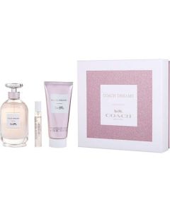 Coach Dreams: The Ultimate Fragrance Trio for Her - 3 oz Spray, Lotion, & Travel Mini
