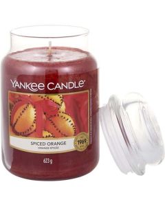 Yankee Candle Spiced Orange Large Jar 22 Oz - Cozy Home Fragrance