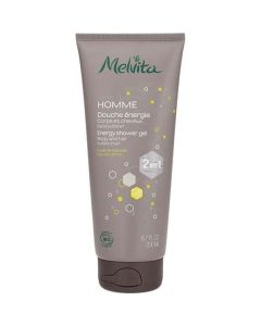 Melvita 2-in-2 Energy Boost Shower Gel (6.7 fl oz) for Men