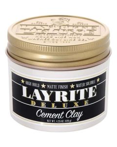 Layrite Cement Hair Clay 4.25 oz - Strong Hold, All-Day Texture