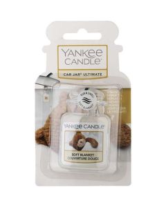 Yankee Candle Soft Blanket Car Jar - Gentle Air Freshener - Cozy Comfort