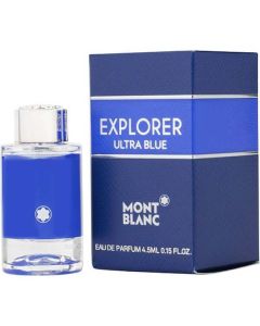 Mont Blanc Explorer Ultra Blue - Pocket-Sized Powerhouse (0.15 oz) - Fresh Adventure, Anytime!