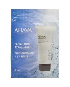 Ahava Time To Clear Facial Mud Exfoliator - 8ml/0.27oz - For a Fresh Face