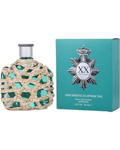 John Varvatos Xx Artisan Teal: Refreshing Eau de Toilette Spray for Men, 4.2 oz