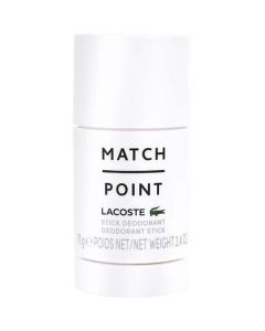 Lacoste Match Point Deodorant Stick for Men - 2.5 oz - Fresh & Confident