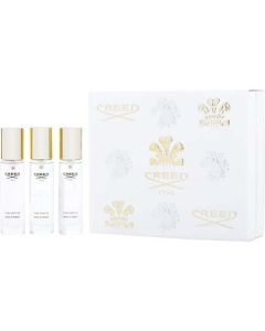 Creed Travel Trio: Aventus For Her, Love In White, Wind Flowers - 0.33oz Travel Sprays
