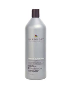 Pureology Strength Cure Blonde Purple Shampoo 33.8 fl oz - Brighter, Healthier Blonde Hair