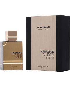 Al Haramain Amber Oud Black Edition Perfume Spray 3.4 oz - Timeless Scent for Everyone