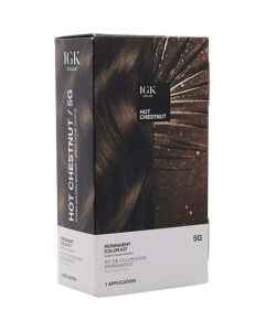 Igk Hot Chestnut Permanent Hair Color Kit - 5g Warm Golden Brown for All