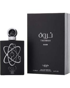 Lattafa Pride Tharwah Silver Eau De Parfum Spray 3.4 oz - Unisex Fragrance