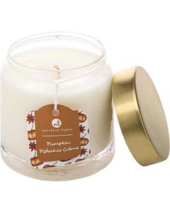 Pumpkin Pistachio Creme Soy Candle 10 oz - Cozy Comfort in a Glass