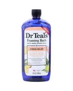 Dr. Teal's Stress Relief Foaming Bath with Epsom Salt - 34 oz Bottle for Everyone