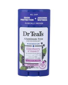 Dr. Teal's Magnesium-Powered Deodorant - Elderberry & Vitamin D - 2.65oz - For Everyone