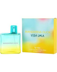 Mandarina Duck Vida Loca Cologne for Men - 3.4 fl oz Spray