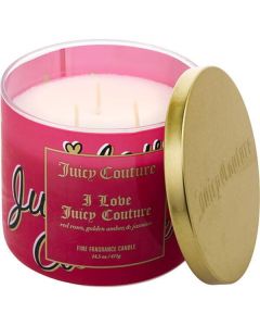 Juicy Couture I Love Juicy Candle 14.5 oz - Cozy Home Fragrance