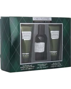 Grey Flannel Men's Essentials Set: Refreshing Fragrance & Grooming Trio