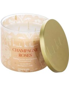 Nicole Miller Champagne Roses Soy Candle 14.5 oz - Pure Bliss for Everyone