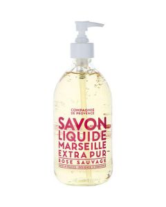 Compagnie De Provence Wild Rose Liquid Soap - Gentle Cleanse - 16.9 oz / 495ml - For All