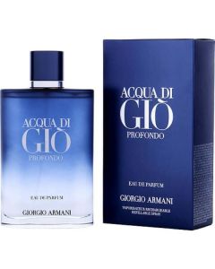 Acqua Di Gio Profondo Eau De Parfum Spray - Fresh Marine Scent, 6.7 oz - For Men