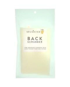 Spa Accessories Spa Sister Seriously Smooth Back Scrubber - Beige - For Everyone